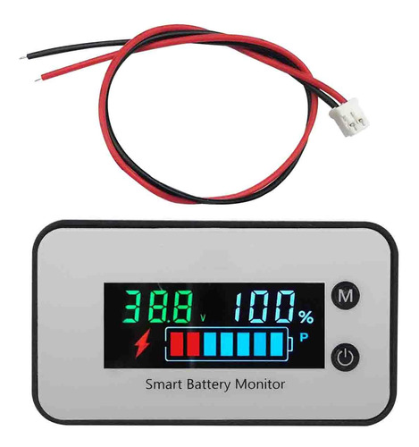 7-100v Voltímetro Monitor Medidor Una Alarma Temporal