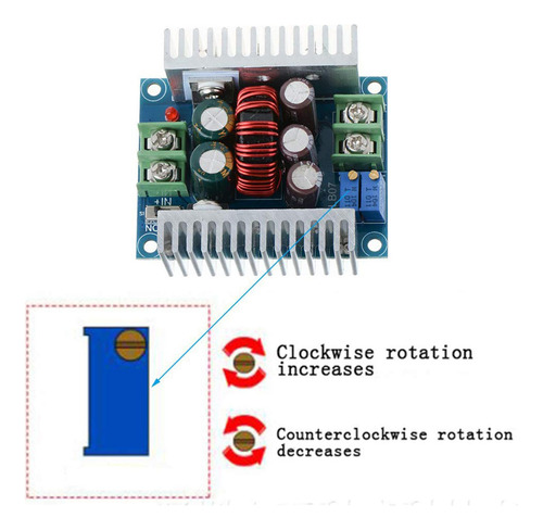 Estabilizador De Voltaje Cc Convertidor Reductor De Voltaje