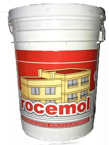 Rocemol Impermeabilizante Blanco X 4lt  Pincel N10