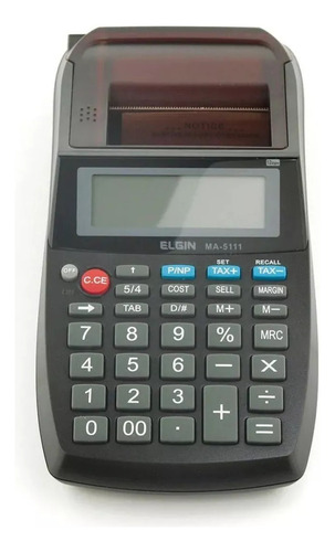 Calculadora Eletronica Impressora C/ Bobina 12 Dígitos Elgin