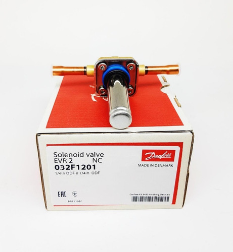 Imagem 2 de 4 de Válvula Solenoide Danfoss 1/4 Evr2 Solda 032f1201