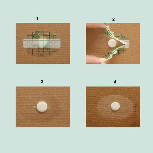 2 X 50 Uds Pegatinas Impermeables Para Orejas De Bebé