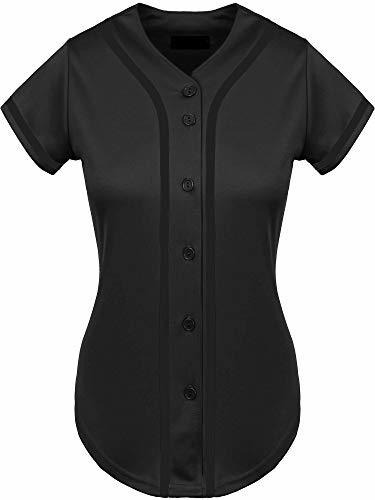 Imagen 3 de 5 de Sombrero Y Más Allá Mujeres Botón De Béisbol Tee Short Sleev