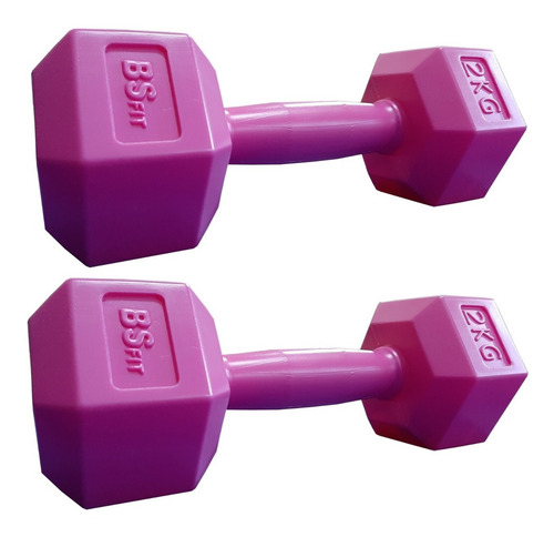 Imagen 3 de 4 de Kit Set Combo Colchoneta +2 Mancuernas 2kg +2 Tobilleras 2kg