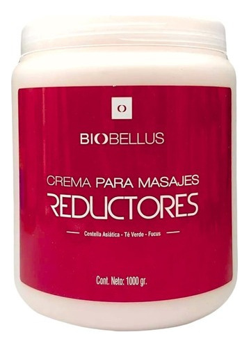 Crema Para Masajes Reductores Musculares Biobellus X 1 Kilo