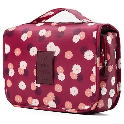 Necessaire Bolsa Pequena de Viagem Maquiagem Estampada Marca