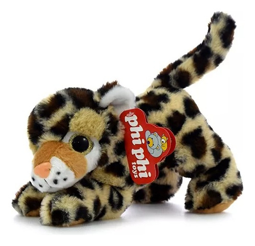 Peluche Yaguareté Tigre Leopardo Felino 25 Cm Phi Phi Toys 