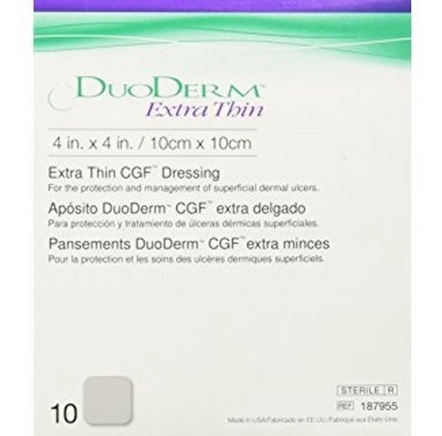 Imagen 2 de 4 de Duoderm Extra Thin Cgf Apósito 10 X 10 Cm (original)