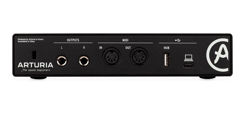 Placa Interfaz De Audio Usb Arturia Minifuse 2 Color Negro