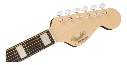 Guitarra acústica Fender de 6 cordas, destra, com entrada natural. Cor: natural envelhecido