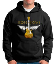 Comprar Polera Con Capucha Personalizada Motivo Banda Bon Jovi  02