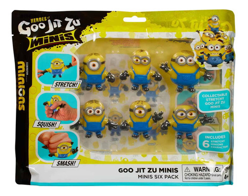 Pack Mini Figuras - Minions, Goo Jit Zu, Sunny 3953