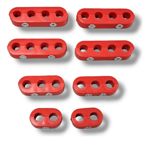 Kit Separadores Racing 8.6mm 8.8mm Rojo 8 Piezas