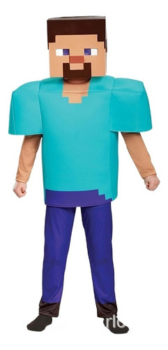 Minecraft Kids Cosplay Interpreta Disfraces De Halloween