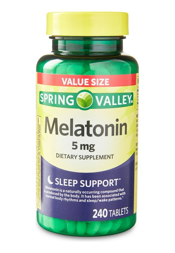 Spring Valley Melatonina 5mg 240 Tabletas 