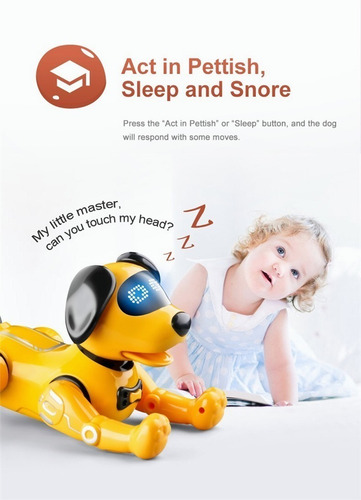 Juguete Interactivo De Perro Robot Inteligente Para Niños