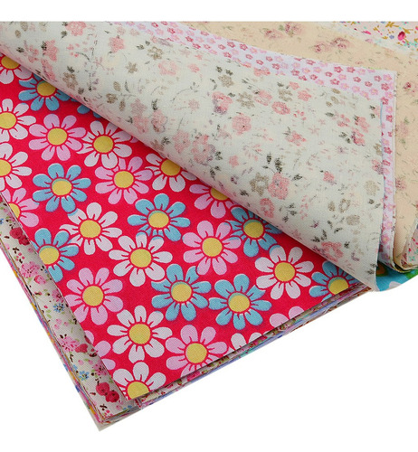 Paquete De 30 Telas De Algodón Con Estampado Floral Mixto