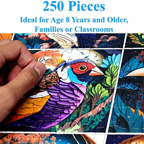 Think2master Colorful World Of Birds Rompecabezas De 250 Que
