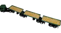 Comprar Carga Milho + Caminhão Granel Brinqued Volvo 9 Eixos Caçamba