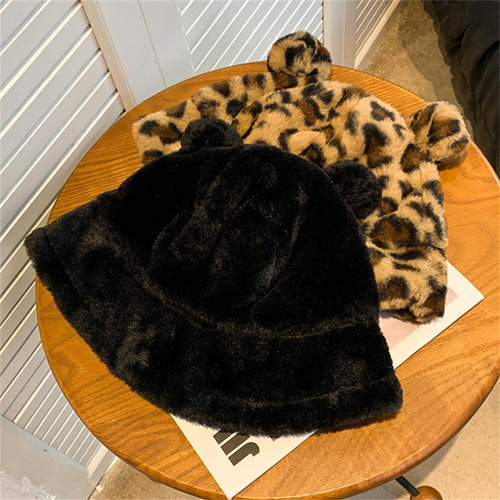 Gorro De Mujer Con Forma De Oso De Peluche Con Forma De Cubo