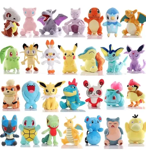 Peluche Pokemon Varios Personajes Principales Pikachu 22cm!!