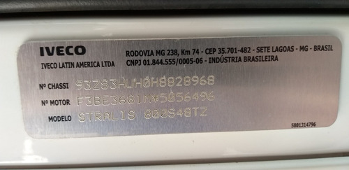 Imagem 13 de 15 de Stralis Hi Way 6x4 480 Completo ( Zero ) .