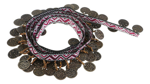 Tela De Encaje Bohemio Con Flecos De Cobre