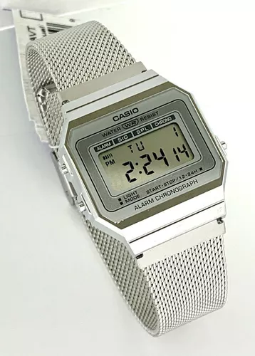 Reloj Casio Digital Vintage Plateado A-700WM-7A