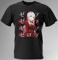 Comprar Remera Anime Zero Two Darling In The Franxx Anime Dar0166
