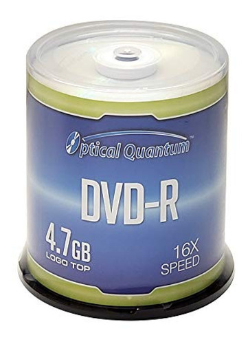 Cds Grabables Dvd-r Óptico Quantum 4.7gb 16x Logo Top Media