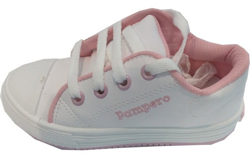 Zapatillas Escolares Niñas Cuero Marca Pampero Modelo Ale
