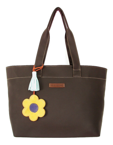 Bolsos Carteras Dama Flor De Chocolate Jardín Horizontal