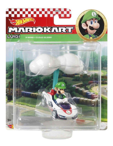 Hot Wheels Mario Kart Luigi Glider - Mattel