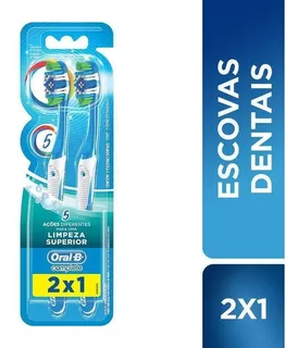 Escova Dental Oral-b Complete 5 Ações 40 Macia 2 Unidades