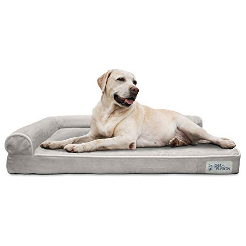 Petfusion Betterlounge Cama De Perro Con Funda De Revestimie