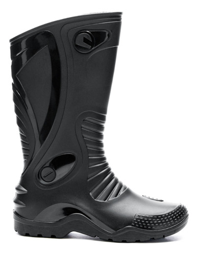 Botas Para Motociclismo Impermeables Agua Lluvias Pvc Dakar