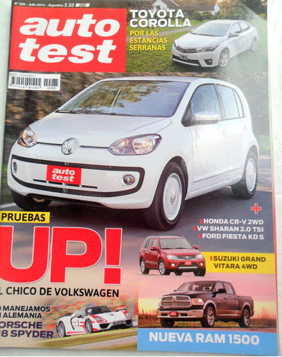 Auto Test 285 Vw Up! Ram 1500 Suzuki Grand Vitara, Vw Sharan