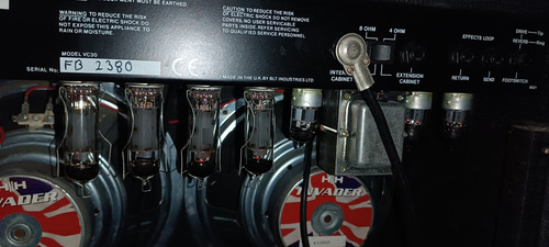Amplificador Valvulado Laney Vc-30 Made In England