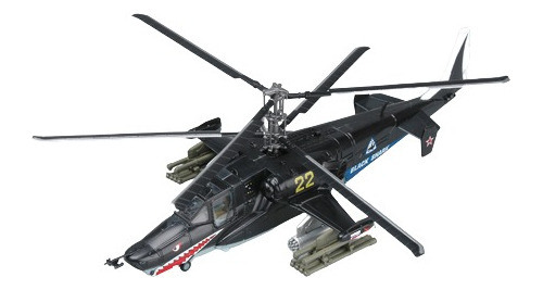 Miniatura Helicóptero Kamov Ka-50 1/72 Easy Model Ae 37023 Cor Preto