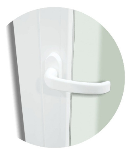 Janela Pvc Itec 2f.120 X 150 V.liso C/cremona Brimak Cor Branco