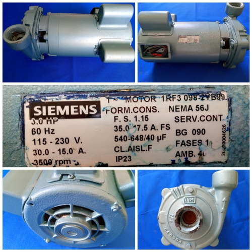 Bomba De Agua Siemens 3hp