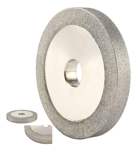 Muela Abrasiva De Diamante Plano De 3  X 1/2  X 2/5 '' Grit