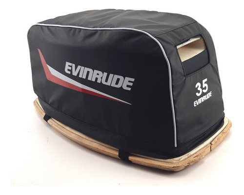 Capa Capô Evinrude 35hp 1977/1980 | Preto | Sku Ce-35hps