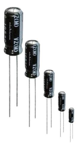50 X Capacitor Eletrolítico Radial 0,22uf X 50v 105ºc 5x11mm