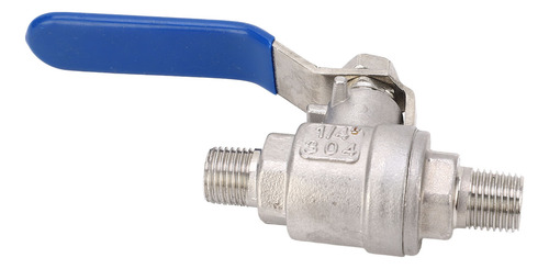 Conector De Válvula De Bola De 1/4 Pulgadas Npt Dn8, Rosca D