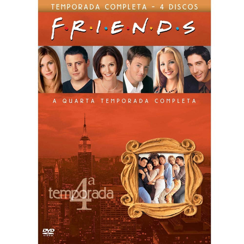 Box Friends 4ª Temporada Completa 4 Dvd's Original Lacrado