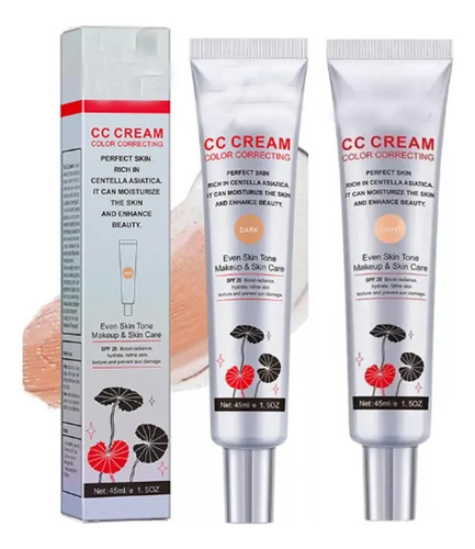 Crema De Cambio De Color Korean Cc 2 En 1, 2 En 1 Para El Cu