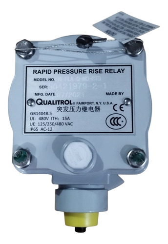 Relé Aumento Rápido De Presión Qualitrol 910-fla-q-no-std