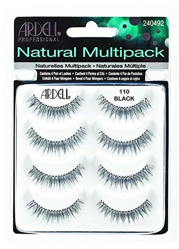 (3 Pack) Ardell Natural Profesional Multipack - Negro 110 Po