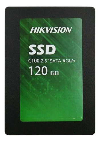 Kit de disco sólido interno Hikvision HS-SSD-C100 de 120 GB com 3 discos sólidos, cor verde escuro